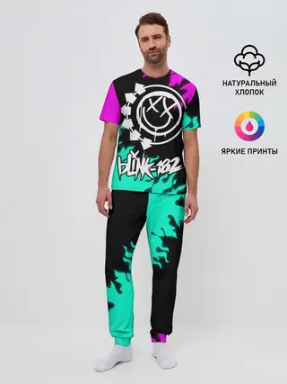 Мужская пижама с брюками / Blink-182