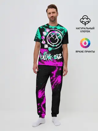Мужская пижама с брюками / Blink-182