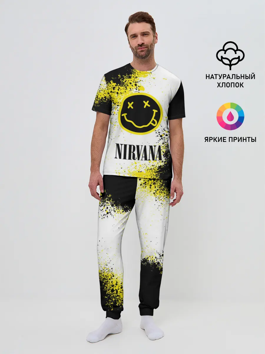Мужская пижама с брюками / NIRVANA