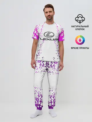 Мужская пижама с брюками / LEXUS