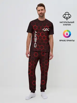 Мужская пижама с брюками / CHERY