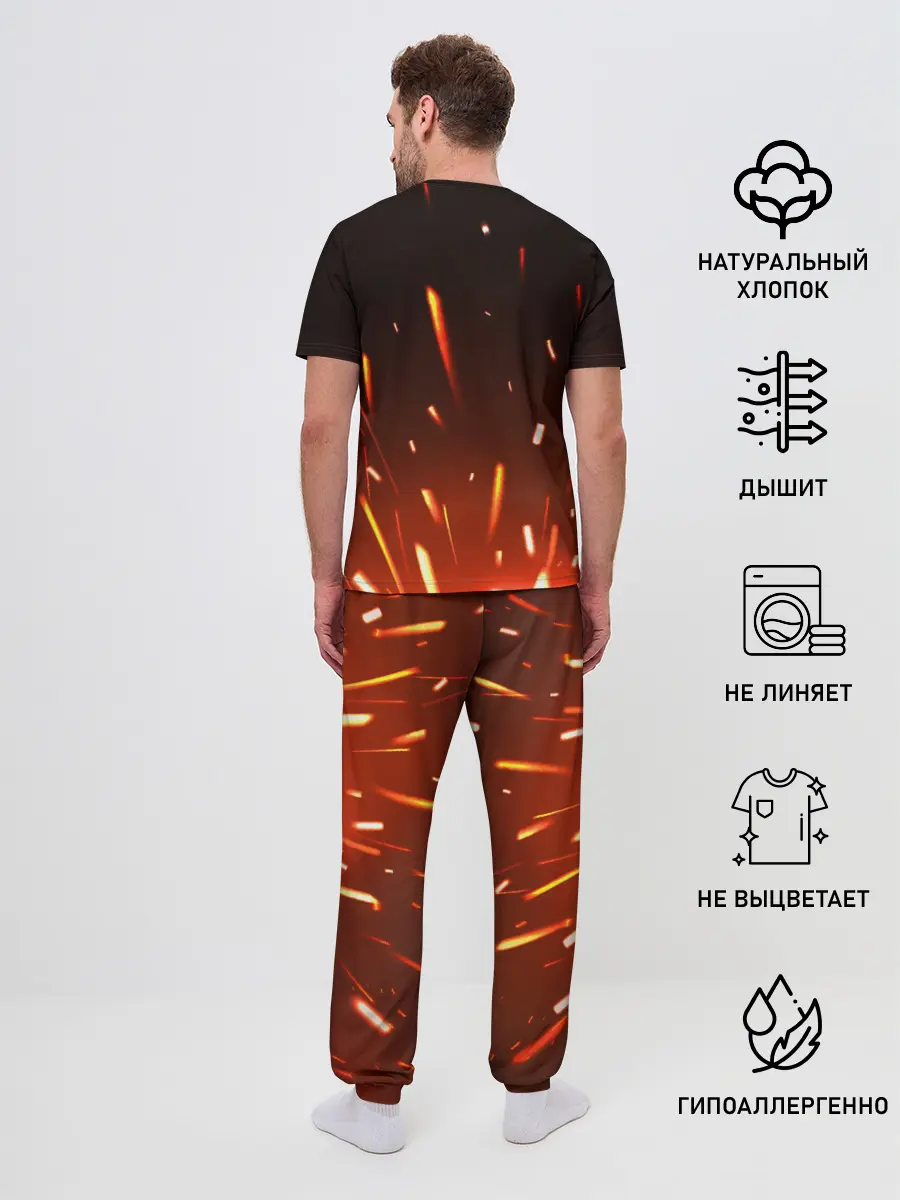 Мужская пижама с брюками / CHEVROLET