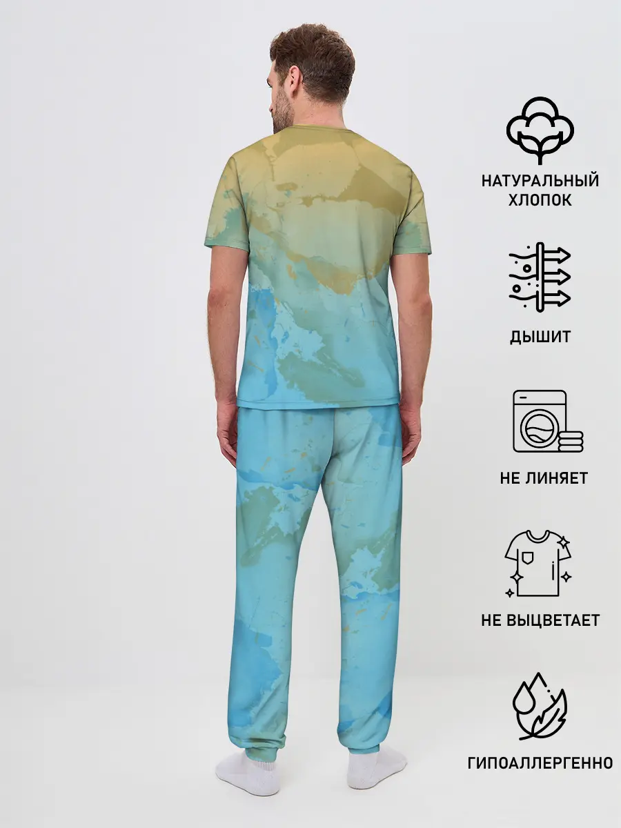 Мужская пижама с брюками / P007_P004ooo2224483
