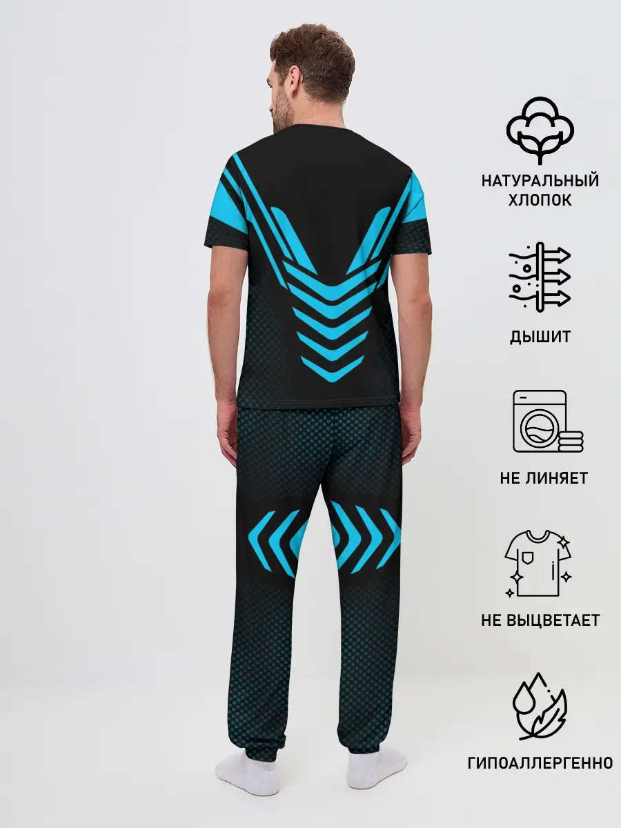 Мужская пижама с брюками / Russia