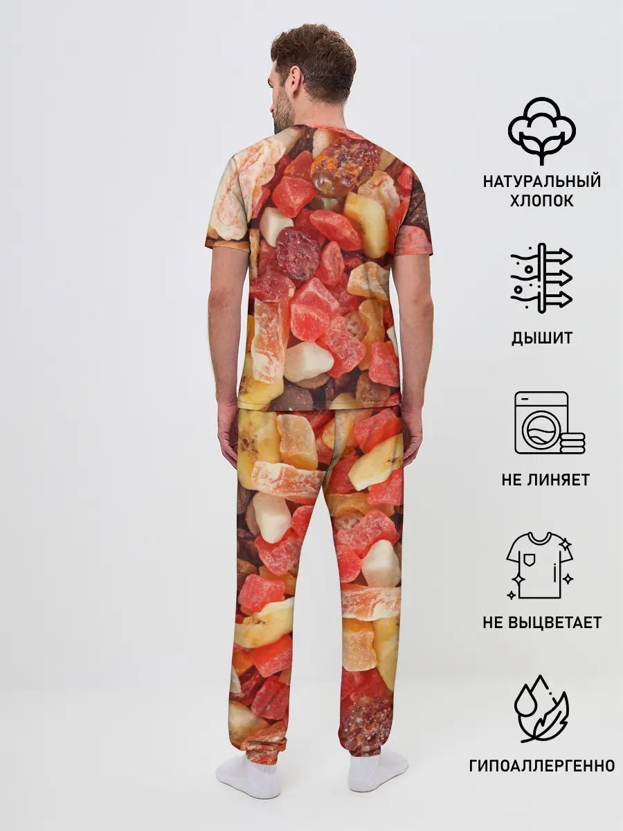 Мужская пижама с брюками / Цукаты