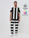 Мужская пижама с брюками / Полоска