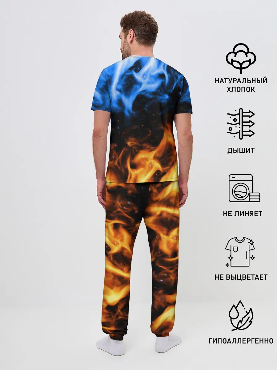 Мужская пижама с брюками / БИТВА ОГНЕЙ