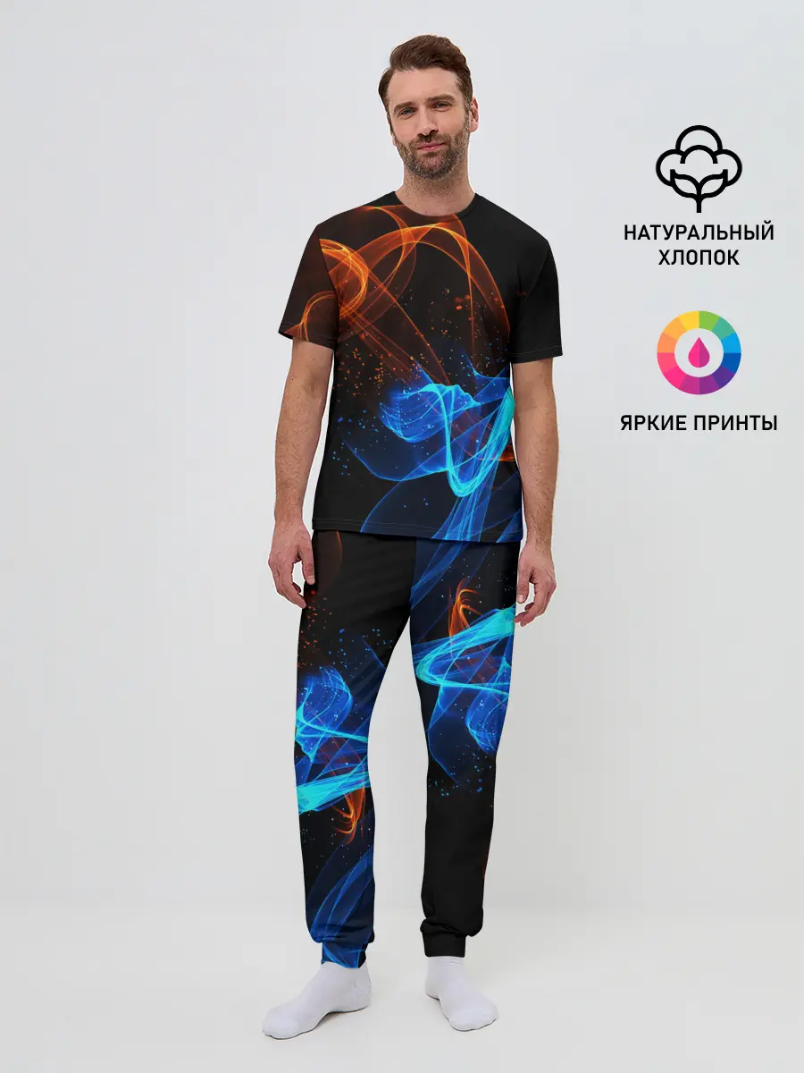 Мужская пижама с брюками / БИТВА ОГНЕЙ