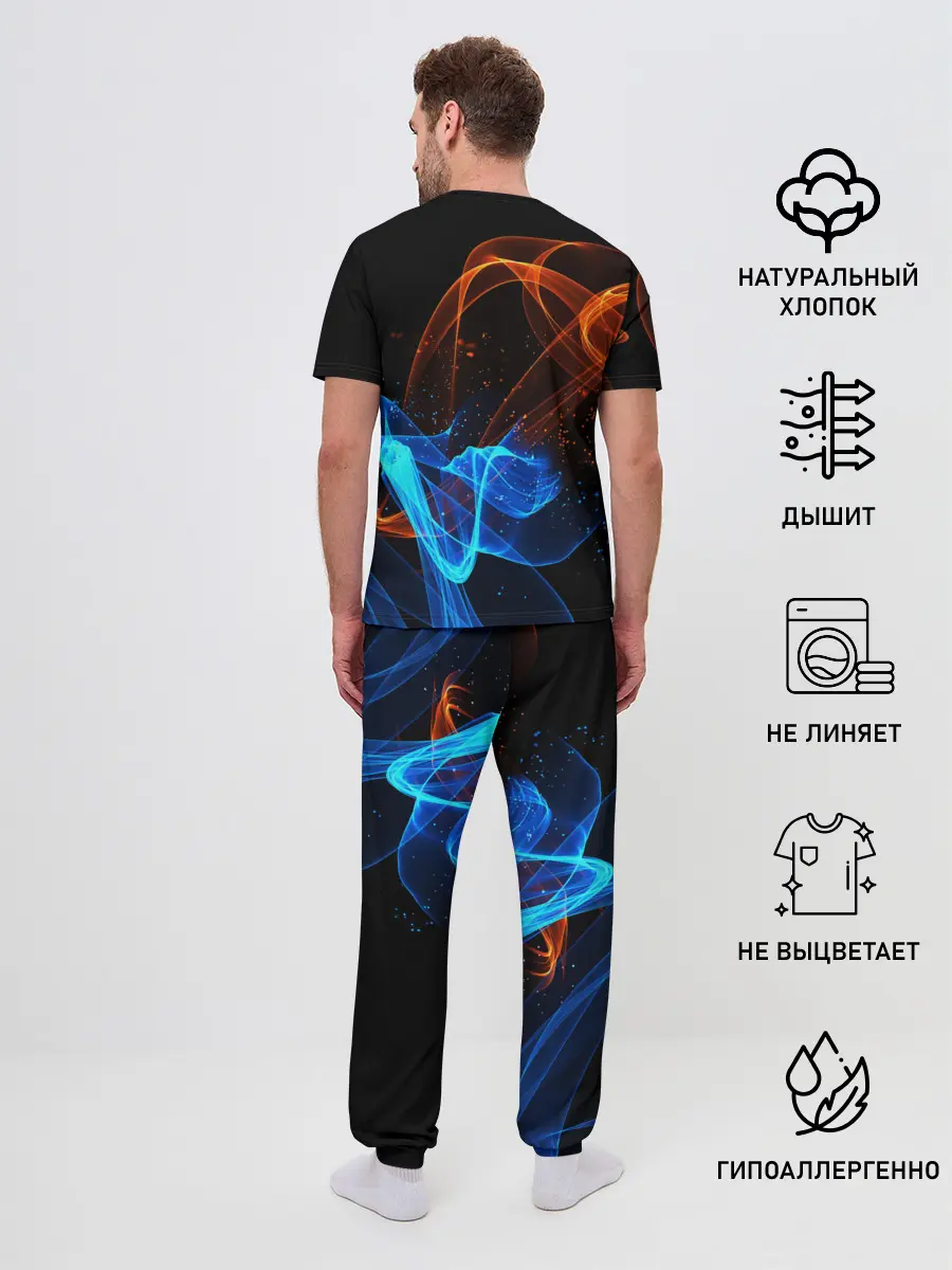 Мужская пижама с брюками / БИТВА ОГНЕЙ