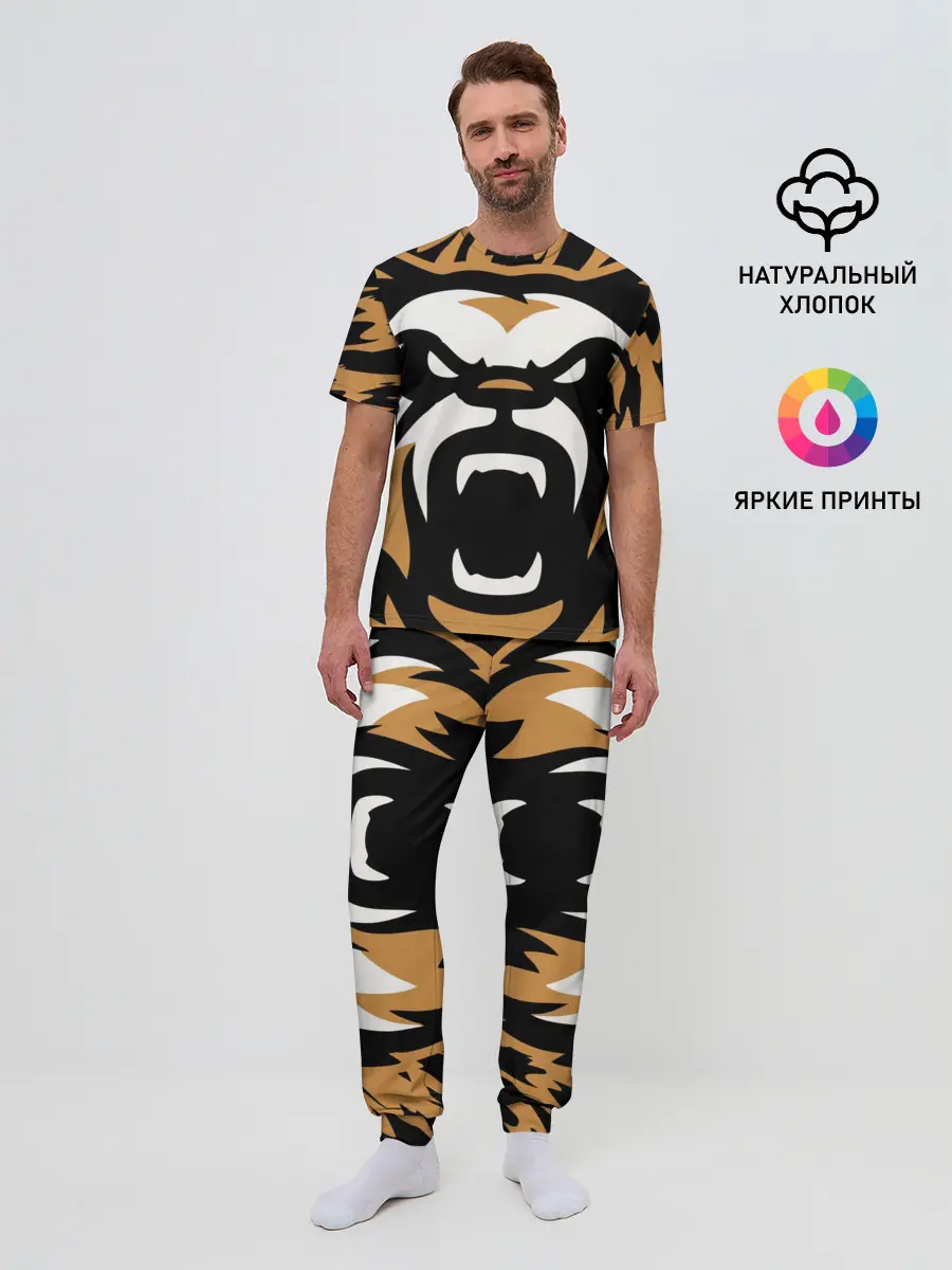 Мужская пижама с брюками / Зверь