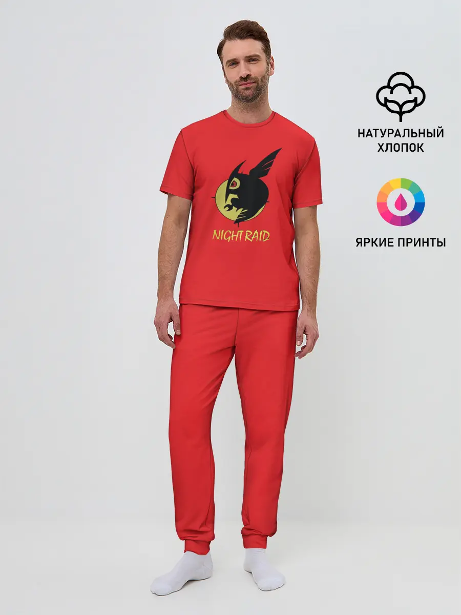Мужская пижама с брюками / Ночной рейд