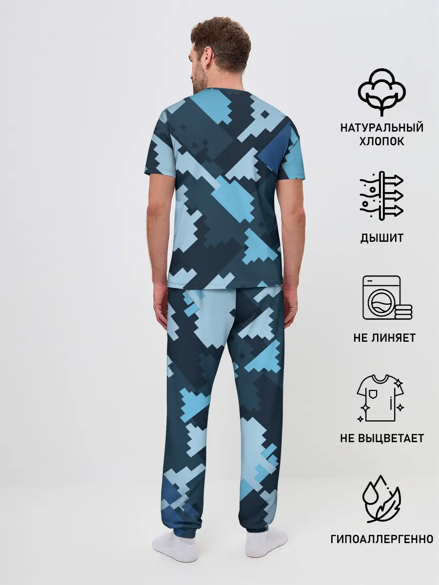 Мужская пижама с брюками / Minecraft