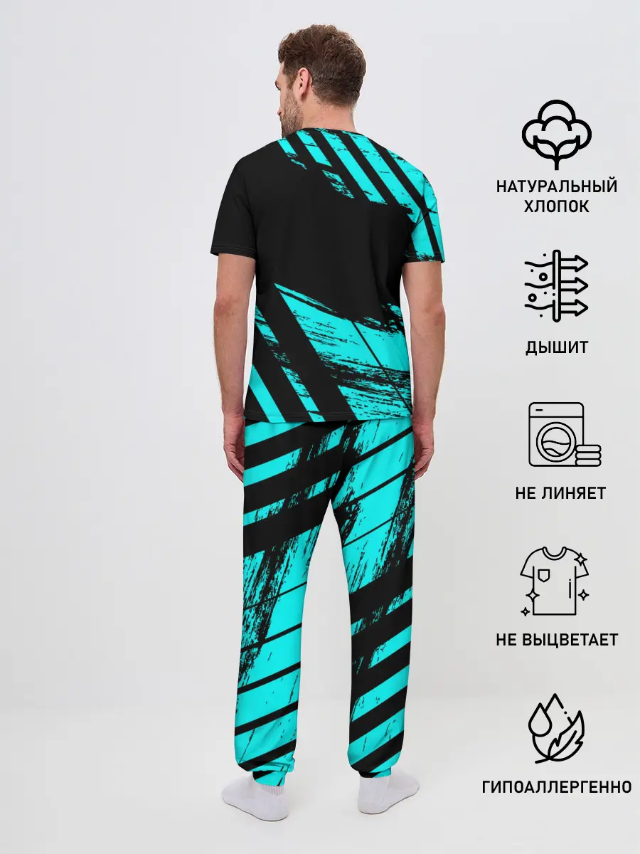 Мужская пижама с брюками / Minecraft