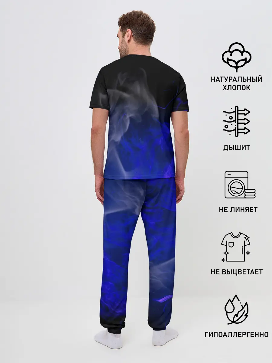 Мужская пижама с брюками / МОТОЦИКЛЫ