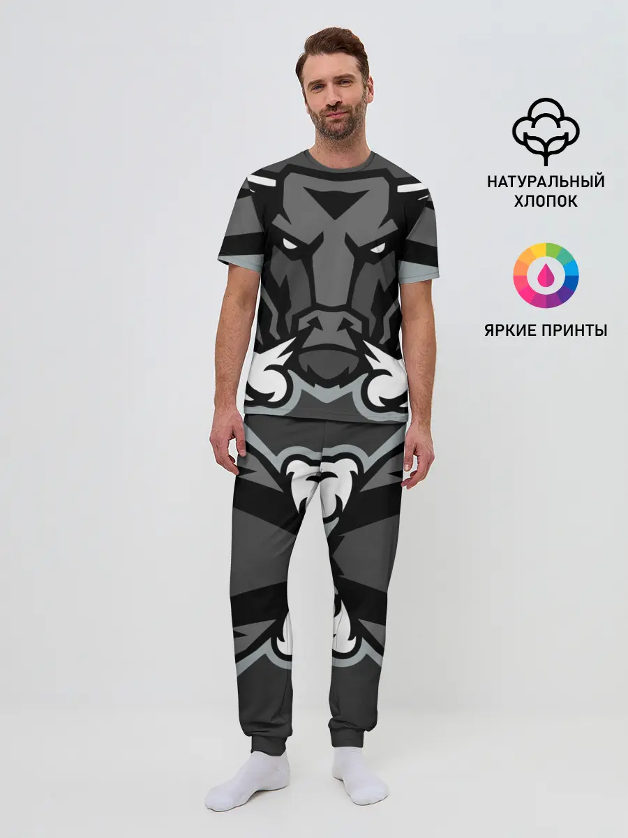 Мужская пижама с брюками / Зверь