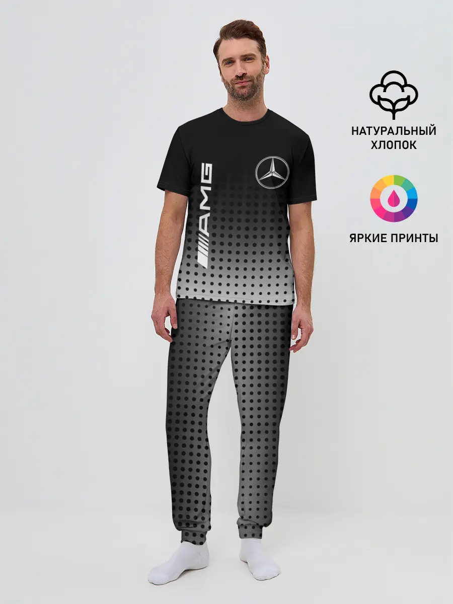 Мужская пижама с брюками / Mercedes-Benz