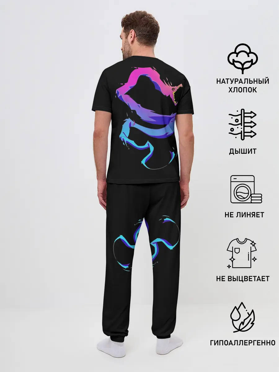 Мужская пижама с брюками / Лио и Дракон