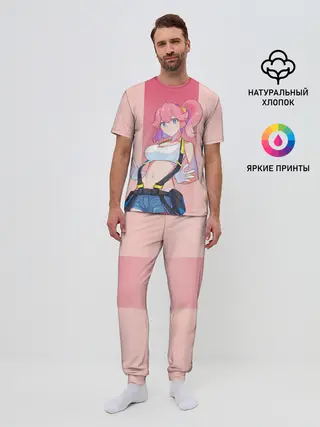 Мужская пижама с брюками / Айна