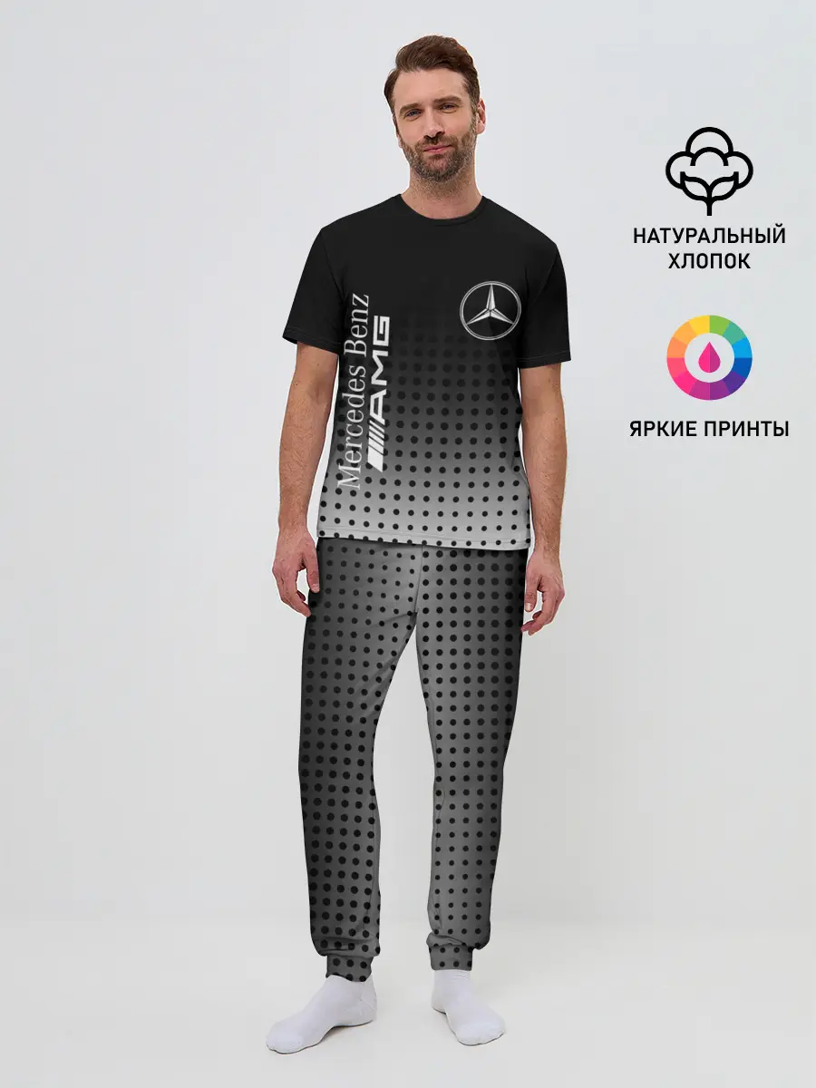 Мужская пижама с брюками / Mercedes-Benz