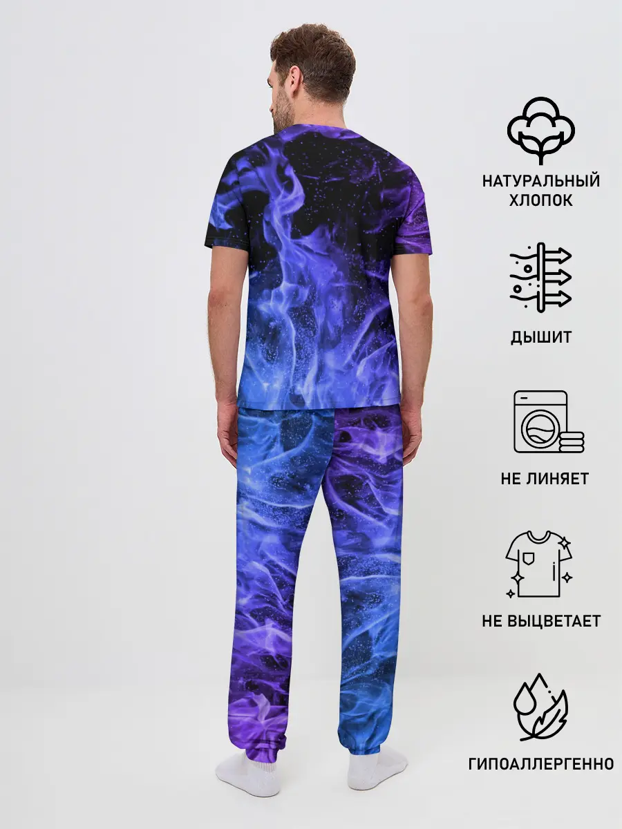 Мужская пижама с брюками / ОГОНЬ