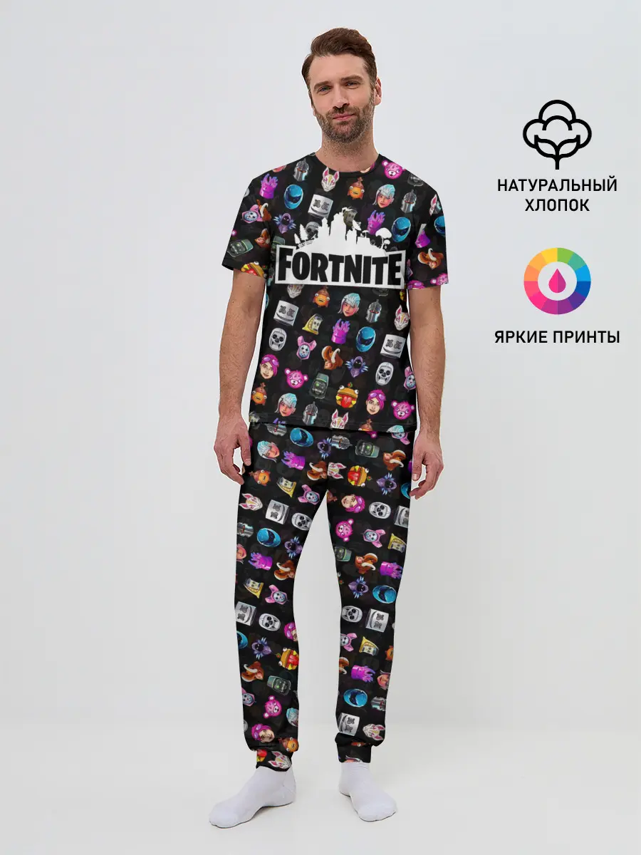 Мужская пижама с брюками / FORTNITE