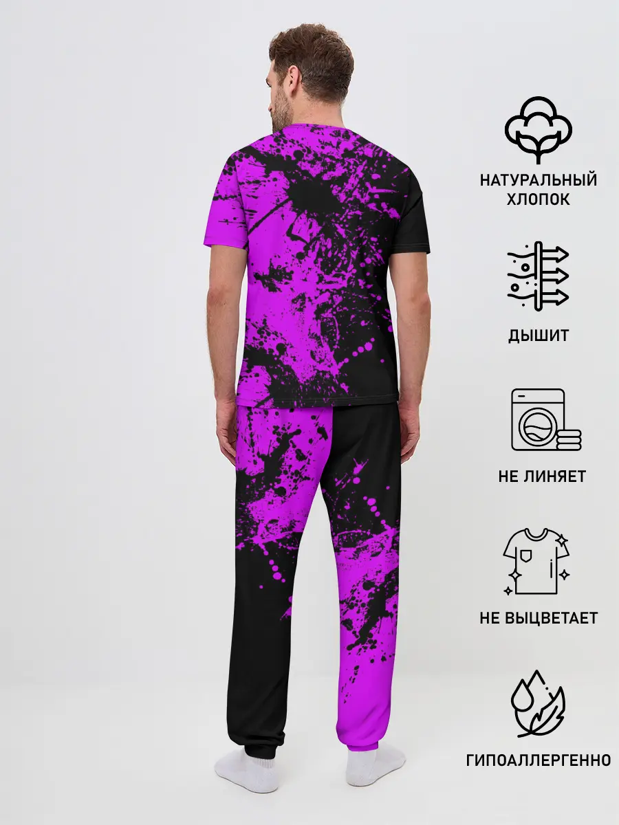 Мужская пижама с брюками / Чёрная магия