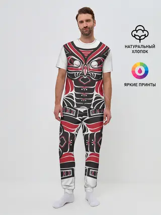 Мужская пижама с брюками / Птица