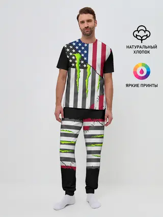 Мужская пижама с брюками / MONSTER ENERGY