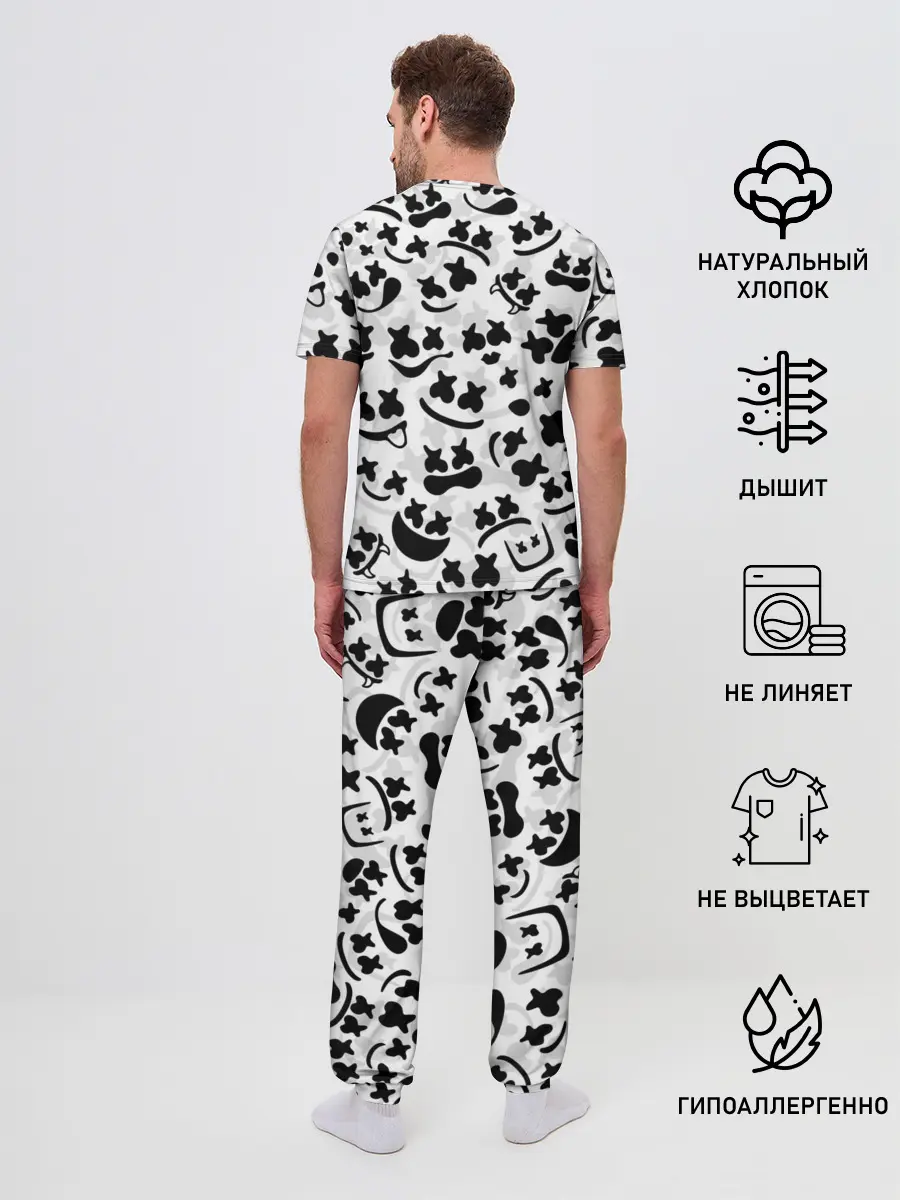 Мужская пижама с брюками / MARSHMELLO FACE