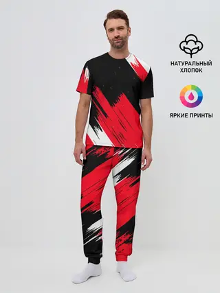 Мужская пижама с брюками / ТЕКСТУРА.