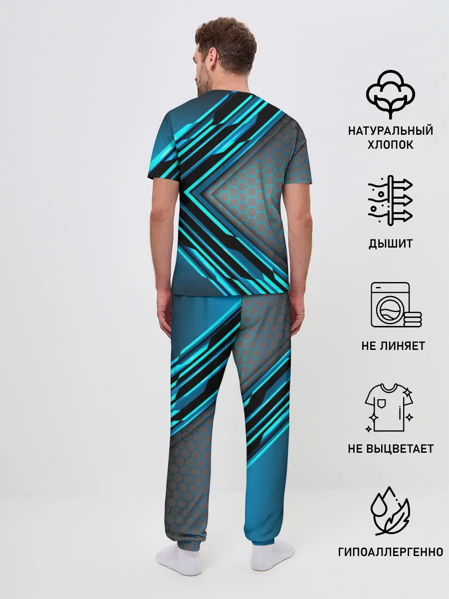 Мужская пижама с брюками / Russia