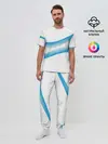 Мужская пижама с брюками / Волны