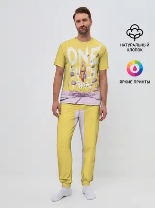 Мужская пижама с брюками / Взлет Сайтамы