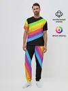 Мужская пижама с брюками / НЕОНОВЫЕ ЛИНИИ