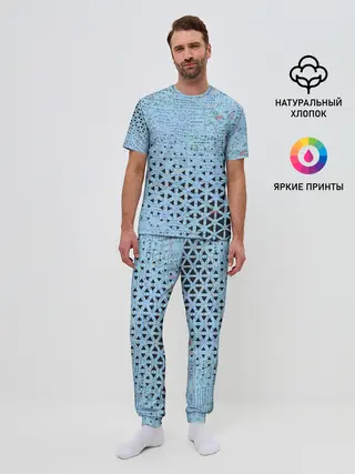 Мужская пижама с брюками / Математика