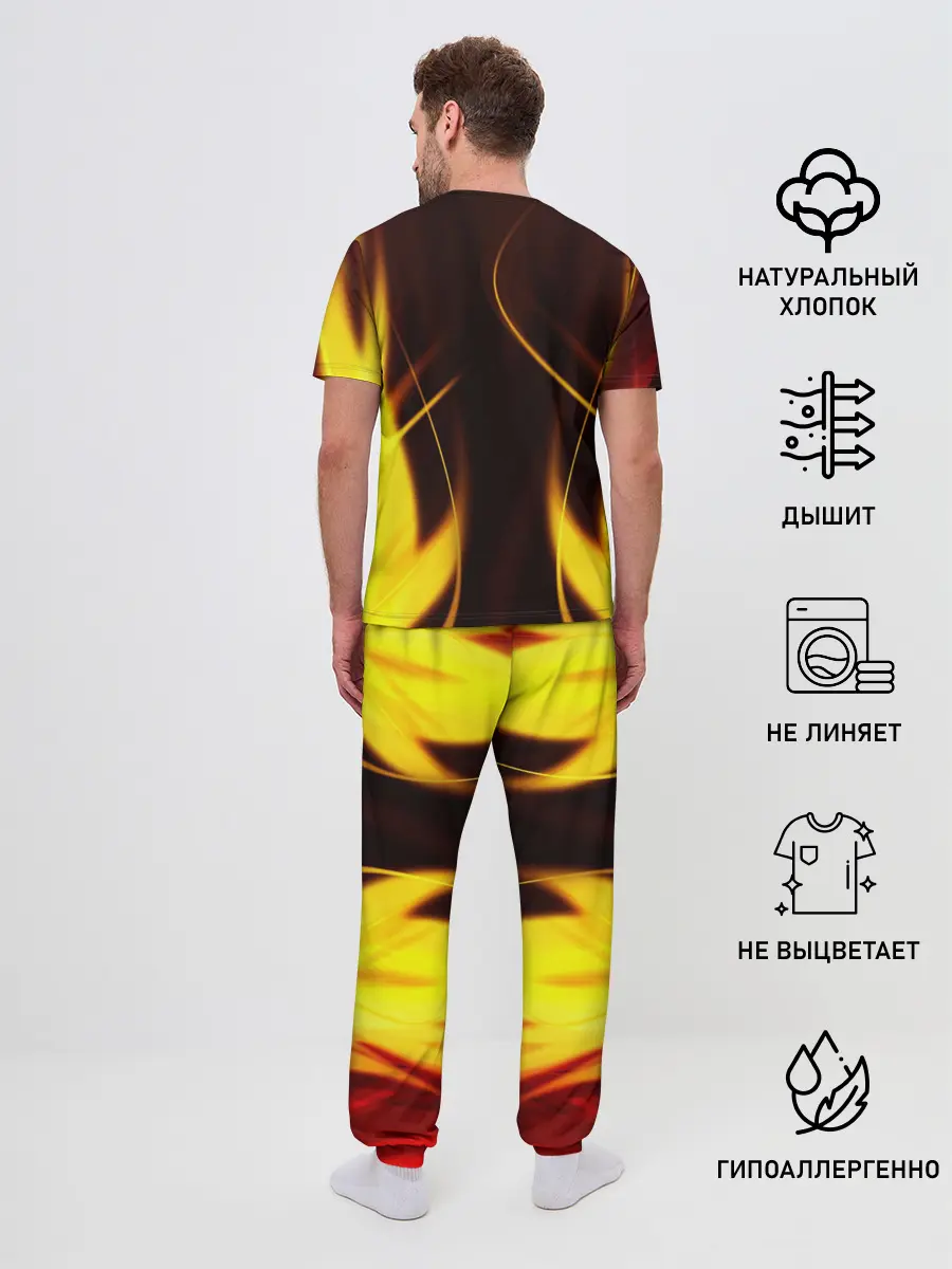 Мужская пижама с брюками / Russian style | Русский стиль