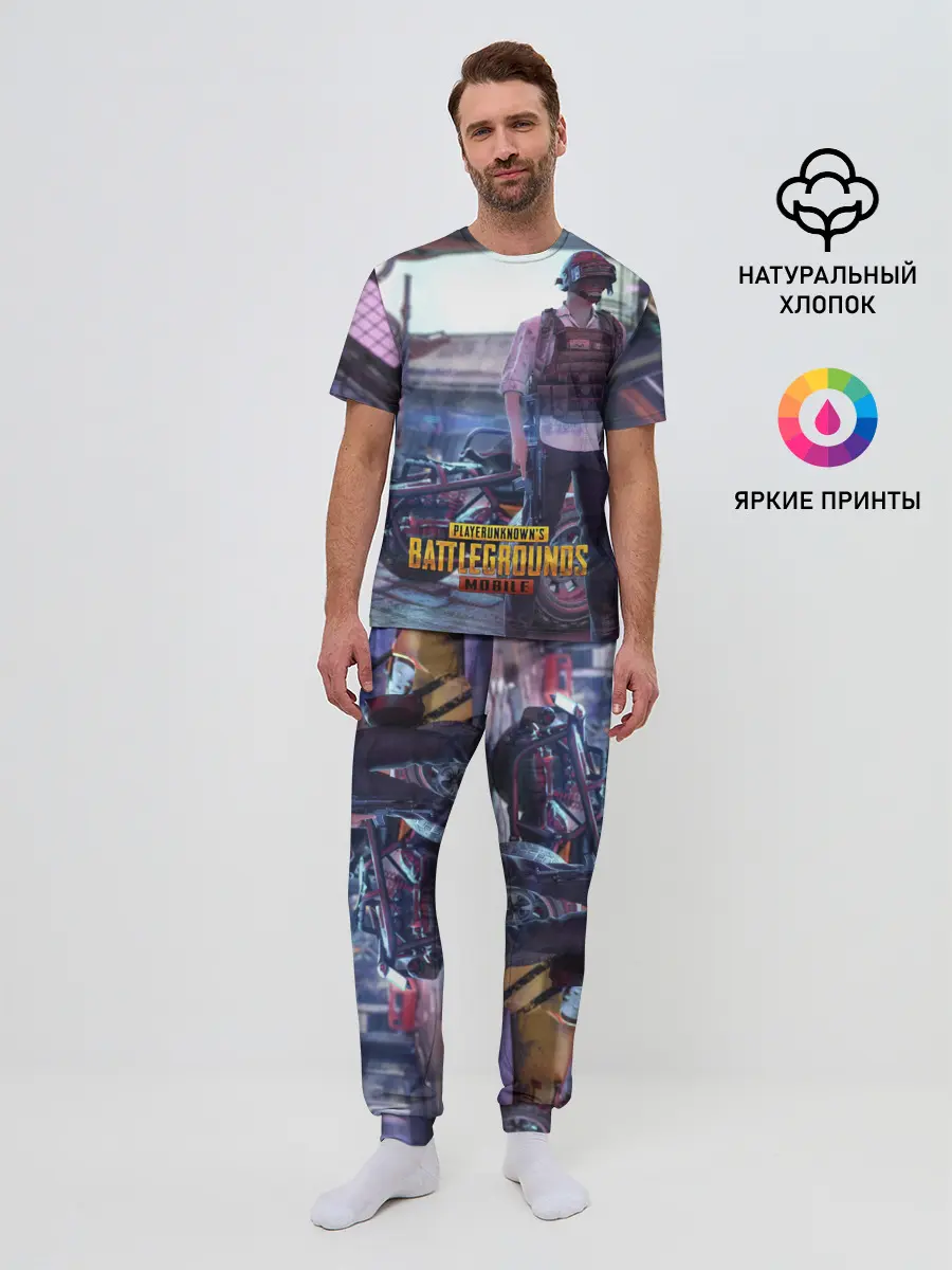 Мужская пижама с брюками / Pubg