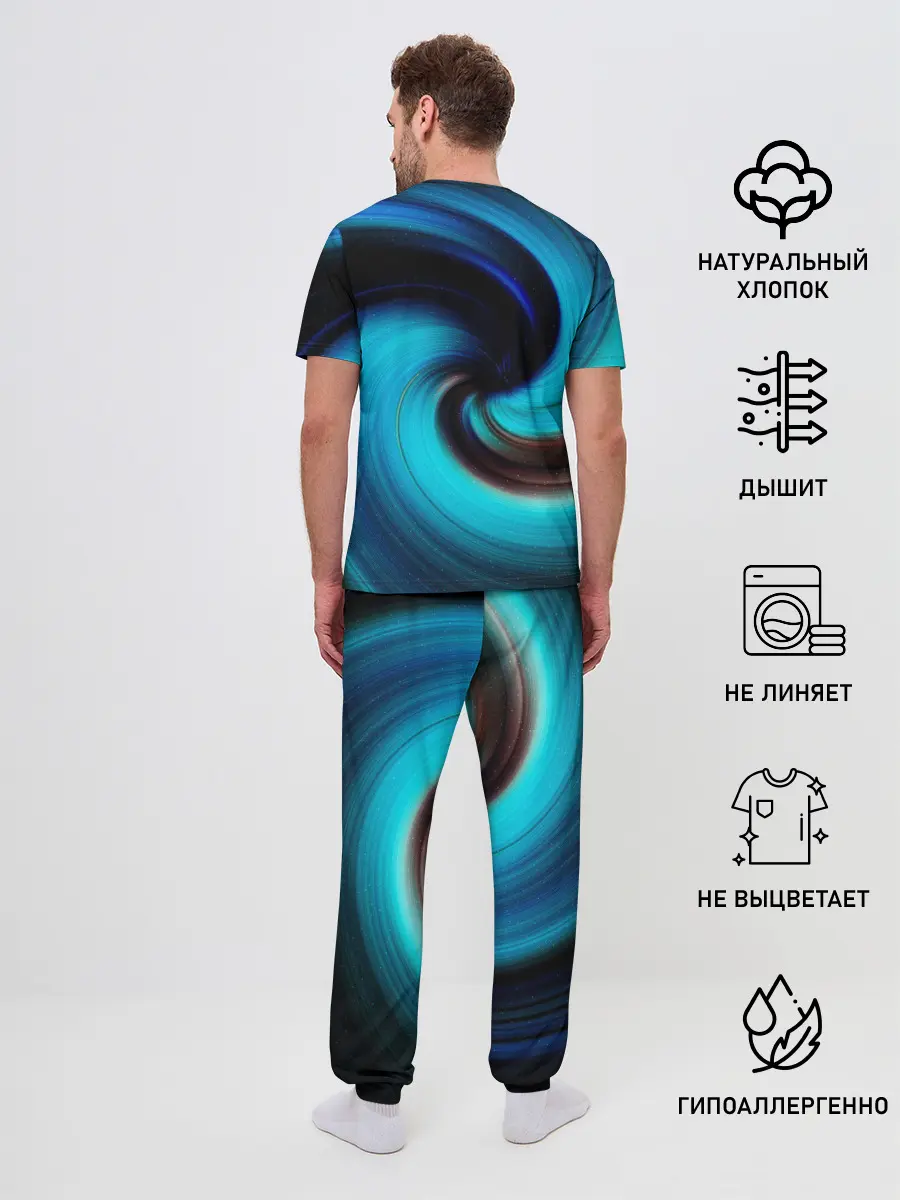 Мужская пижама с брюками / BLUE HOLE | SPACE