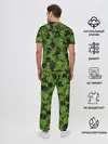 Мужская пижама с брюками / Камуфляж Черепа | Текстура