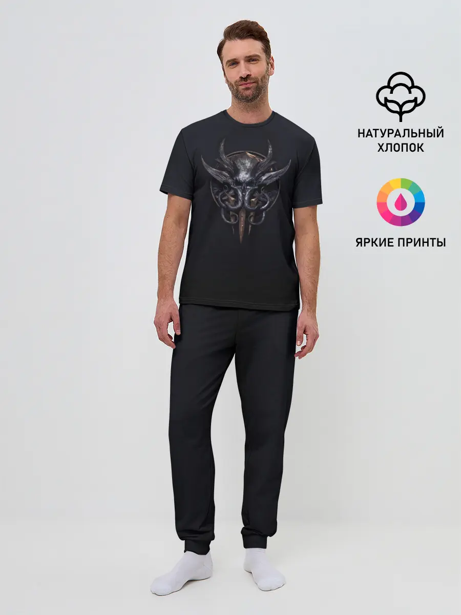 Мужская пижама с брюками / baldurs gate