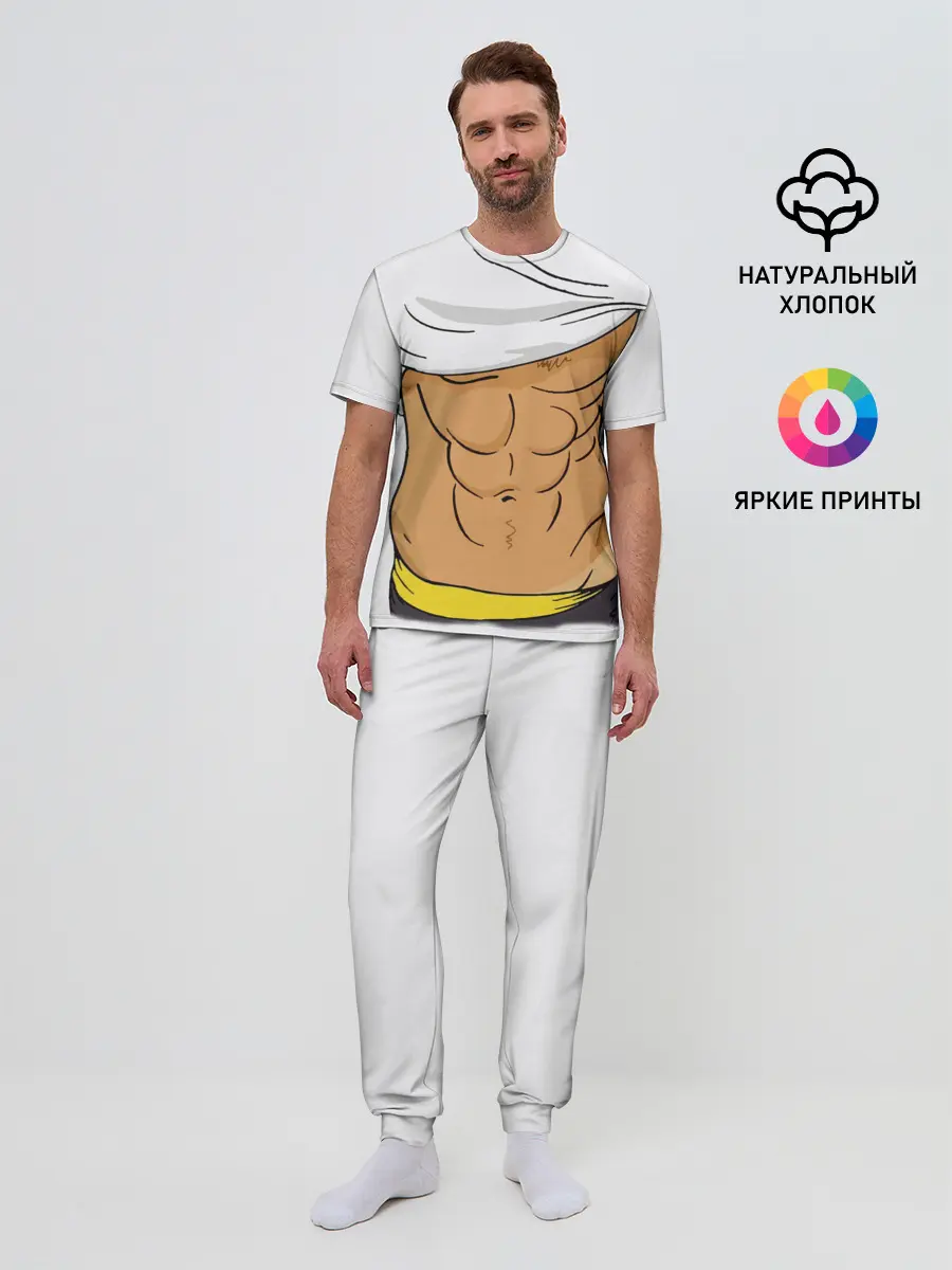 Мужская пижама с брюками / Мужской торс
