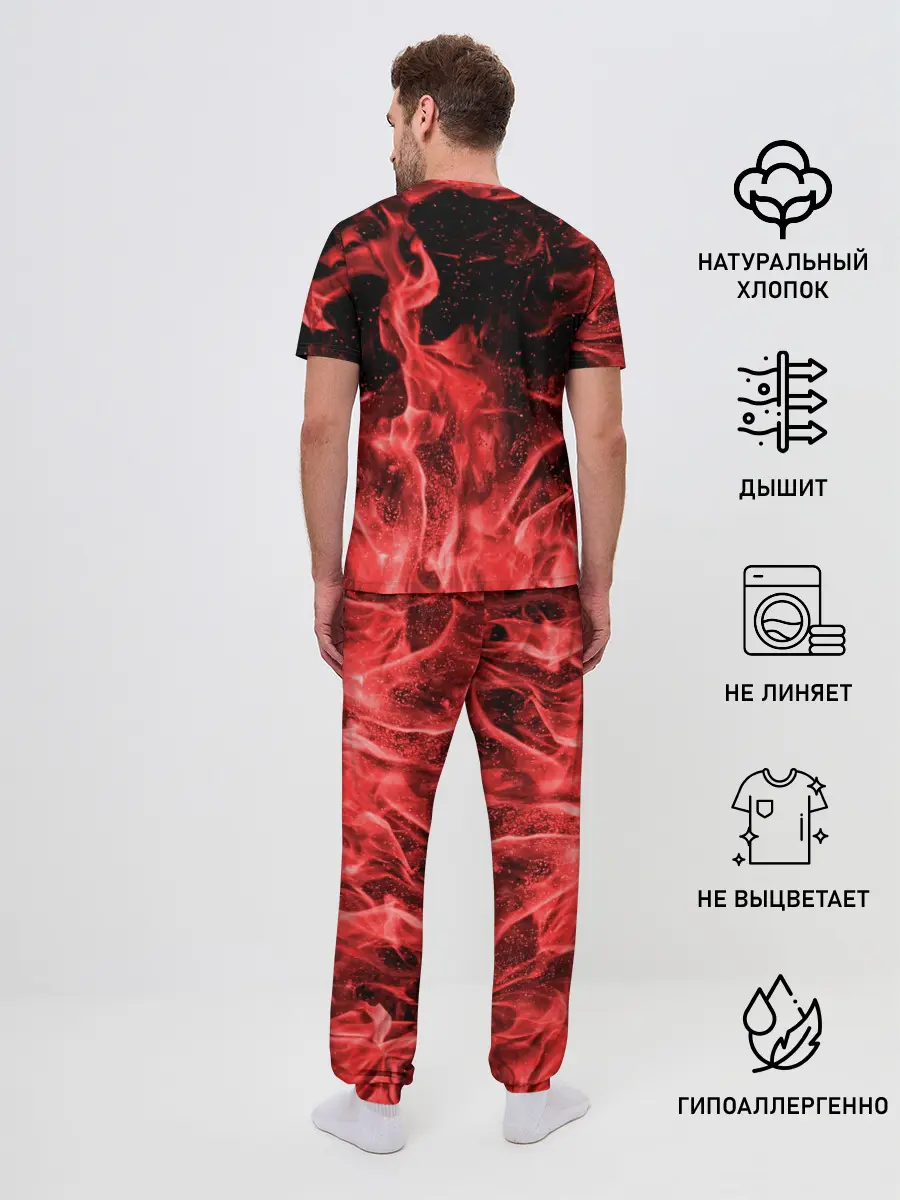 Мужская пижама с брюками / BMW