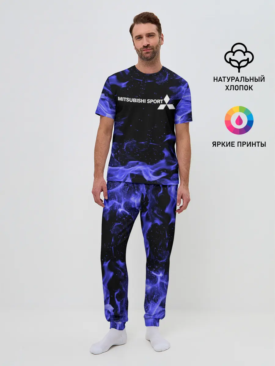 Мужская пижама с брюками / MITSUBISHI