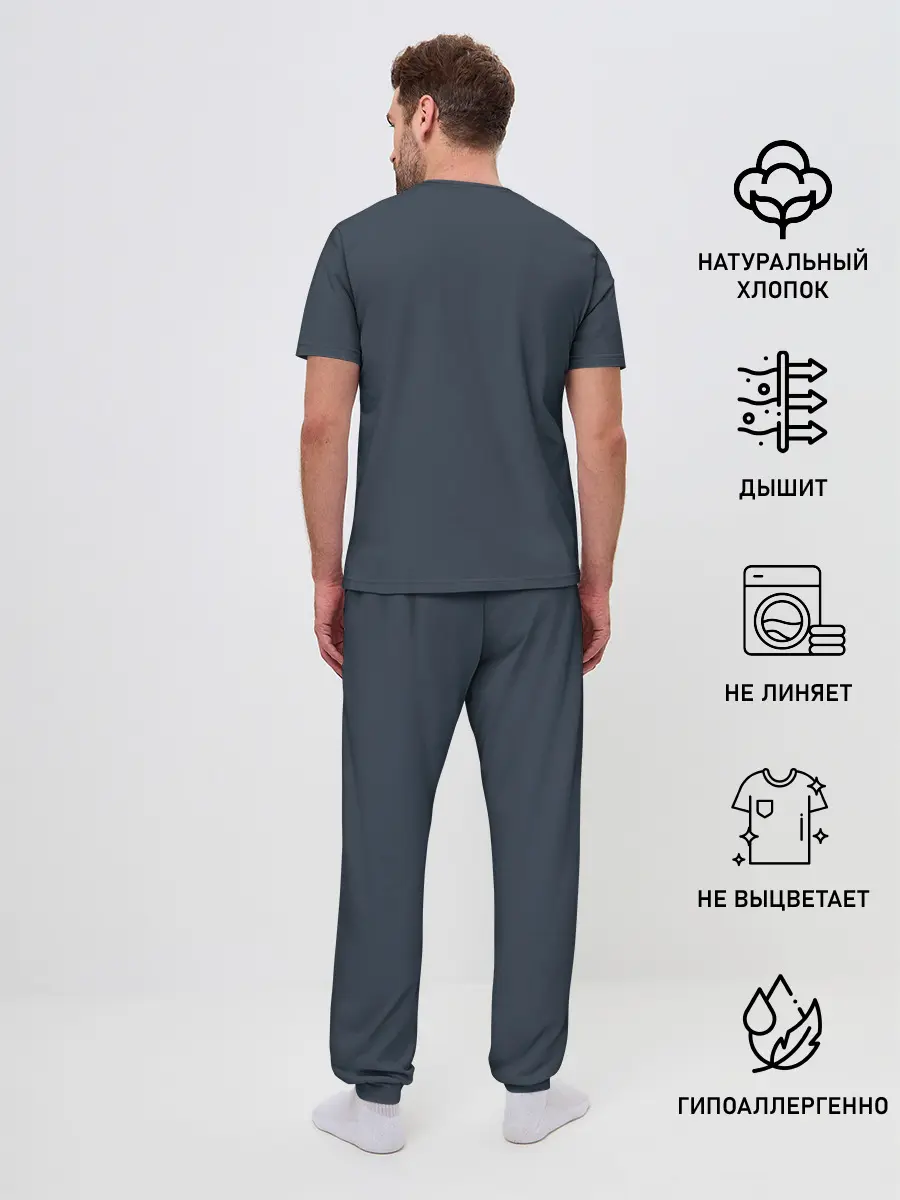 Мужская пижама с брюками / Batman: Arkham Knight