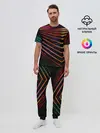 Мужская пижама с брюками / STRIPES COLOR
