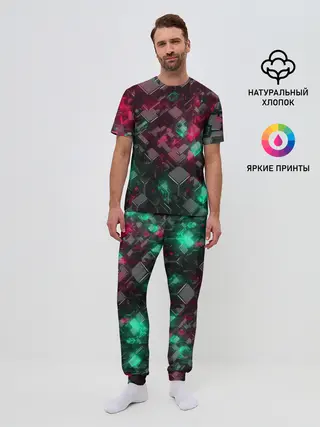 Мужская пижама с брюками / ABSTRACTION