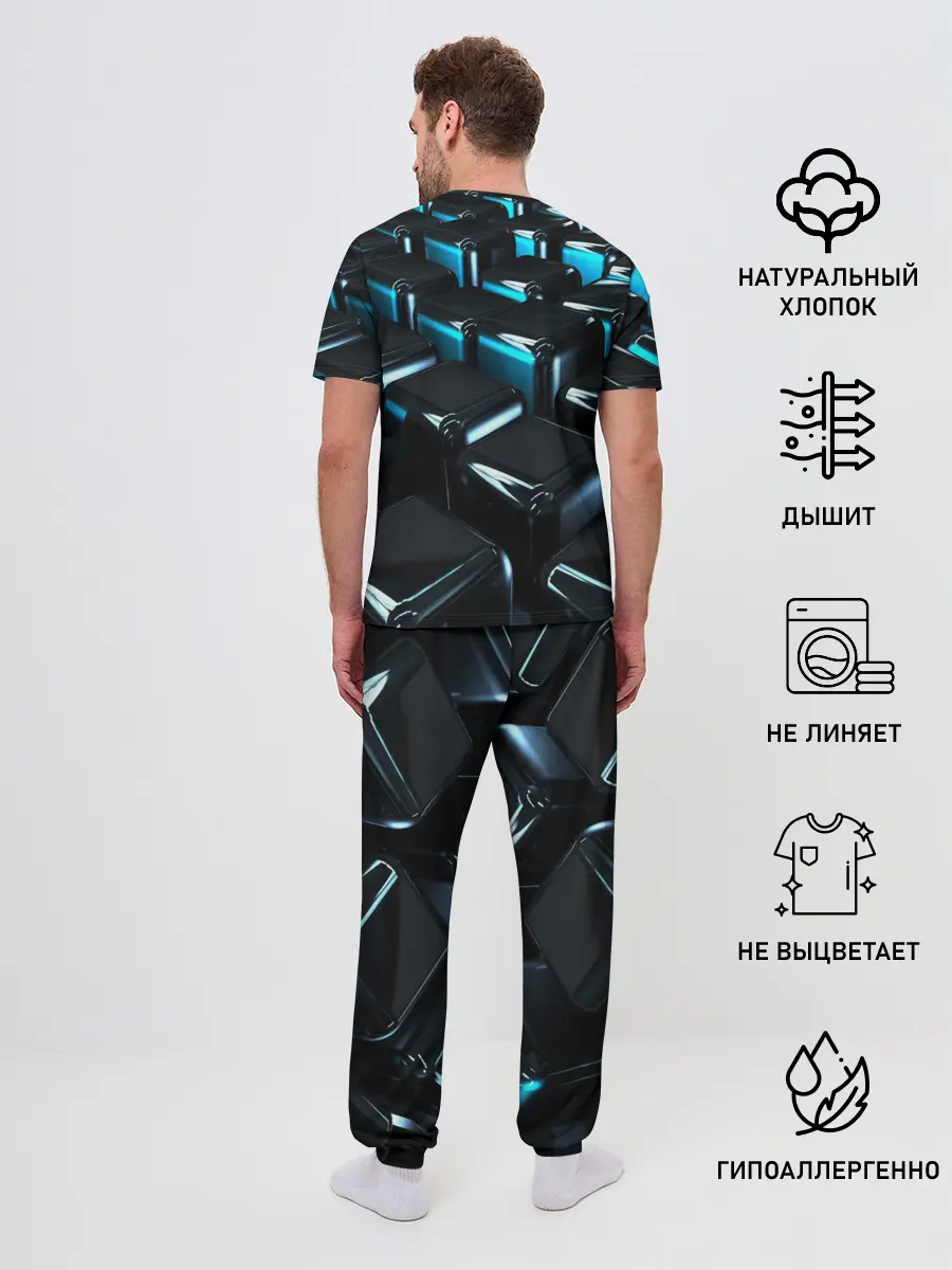 Мужская пижама с брюками / ТЕКСТУРА