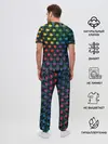 Мужская пижама с брюками / 3Д спектр