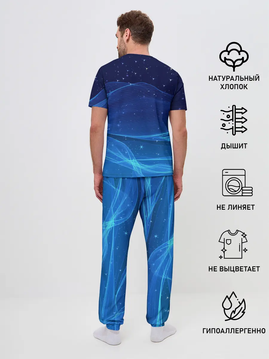 Мужская пижама с брюками / соник