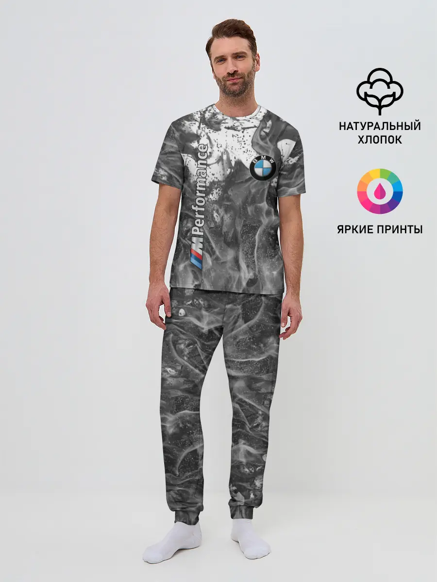 Мужская пижама с брюками / BMW